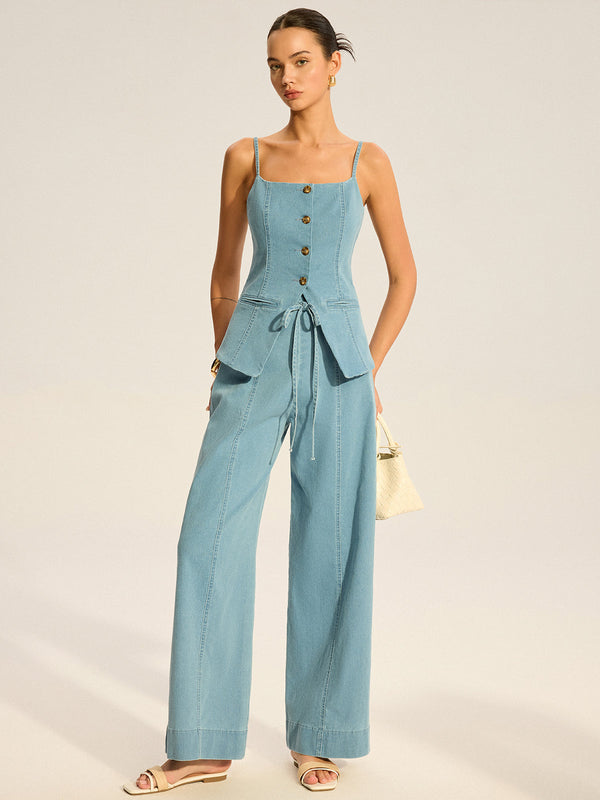 Kot Atlet Yelek Ve Pantolon Takımı