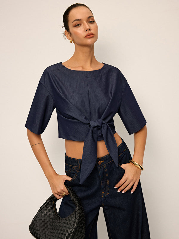 Önü Bağcıklı Kısa Üst