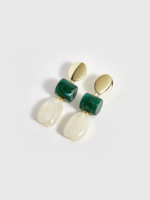 Geometrik Damla Küpeler