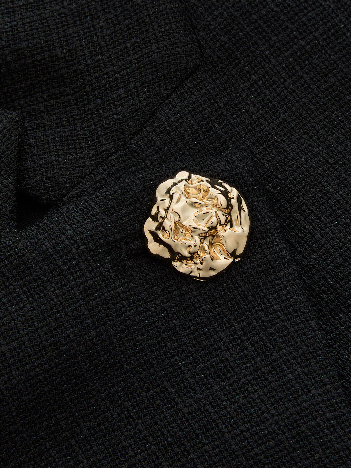 Ballanzia Dik Yakalı Metal Düğmeli Blazer