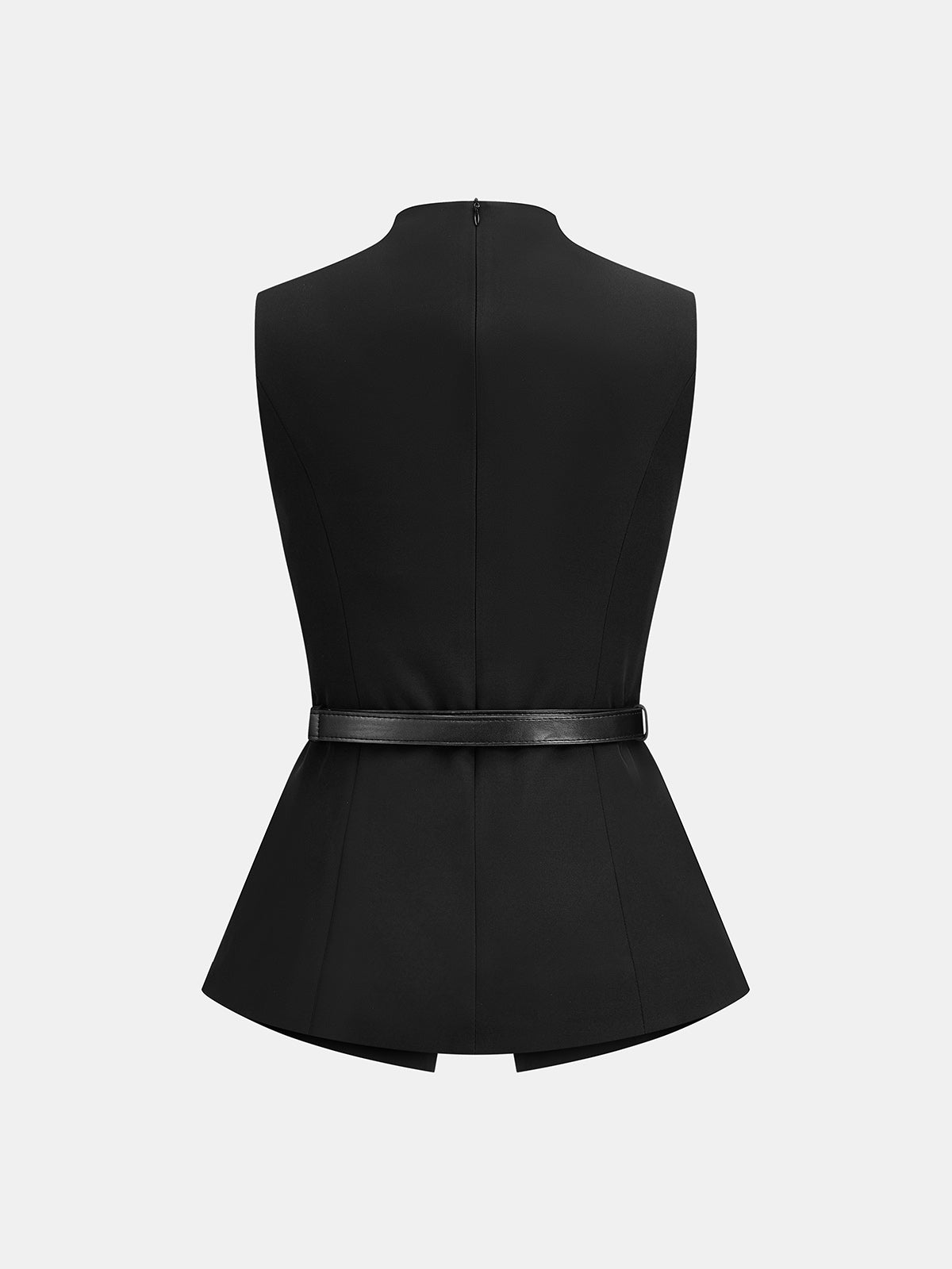 Ballanzia Fiyonk Detaylı Kolsuz Üst & Geniş Paça Pantolon Takımı