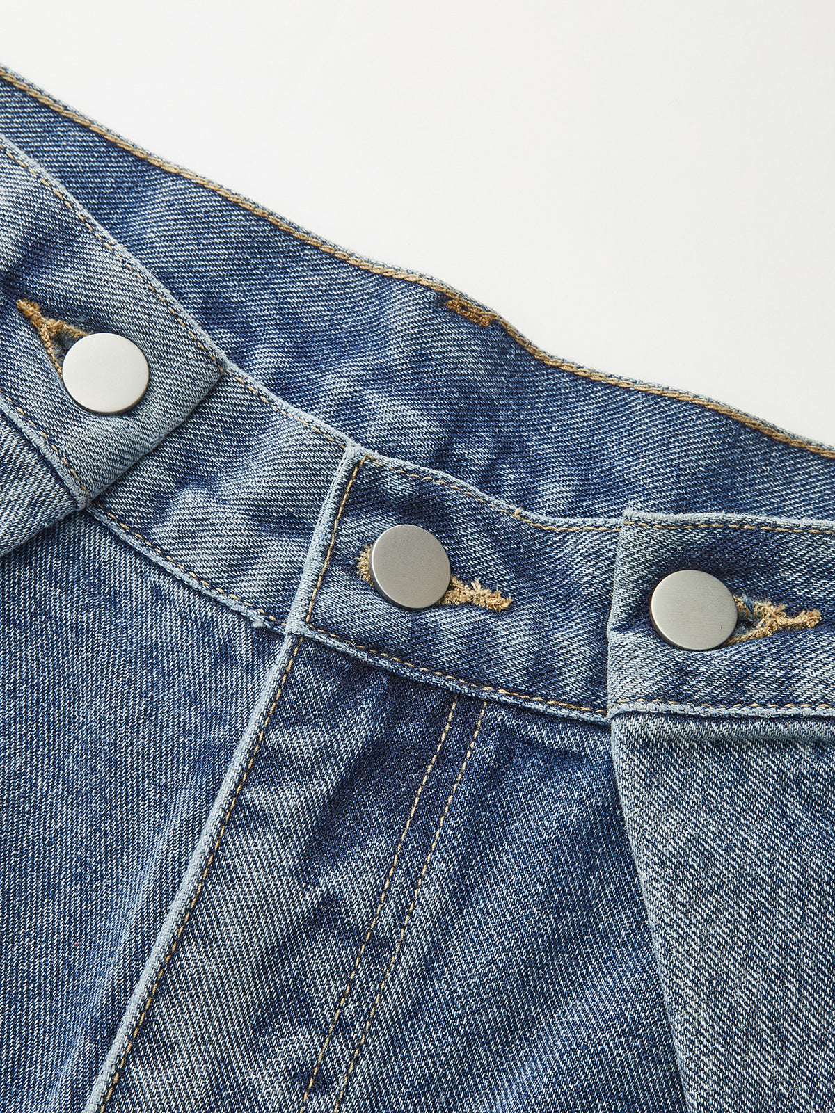 Ballanzia Katman Detaylı Geniş Paça Denim Pantolon