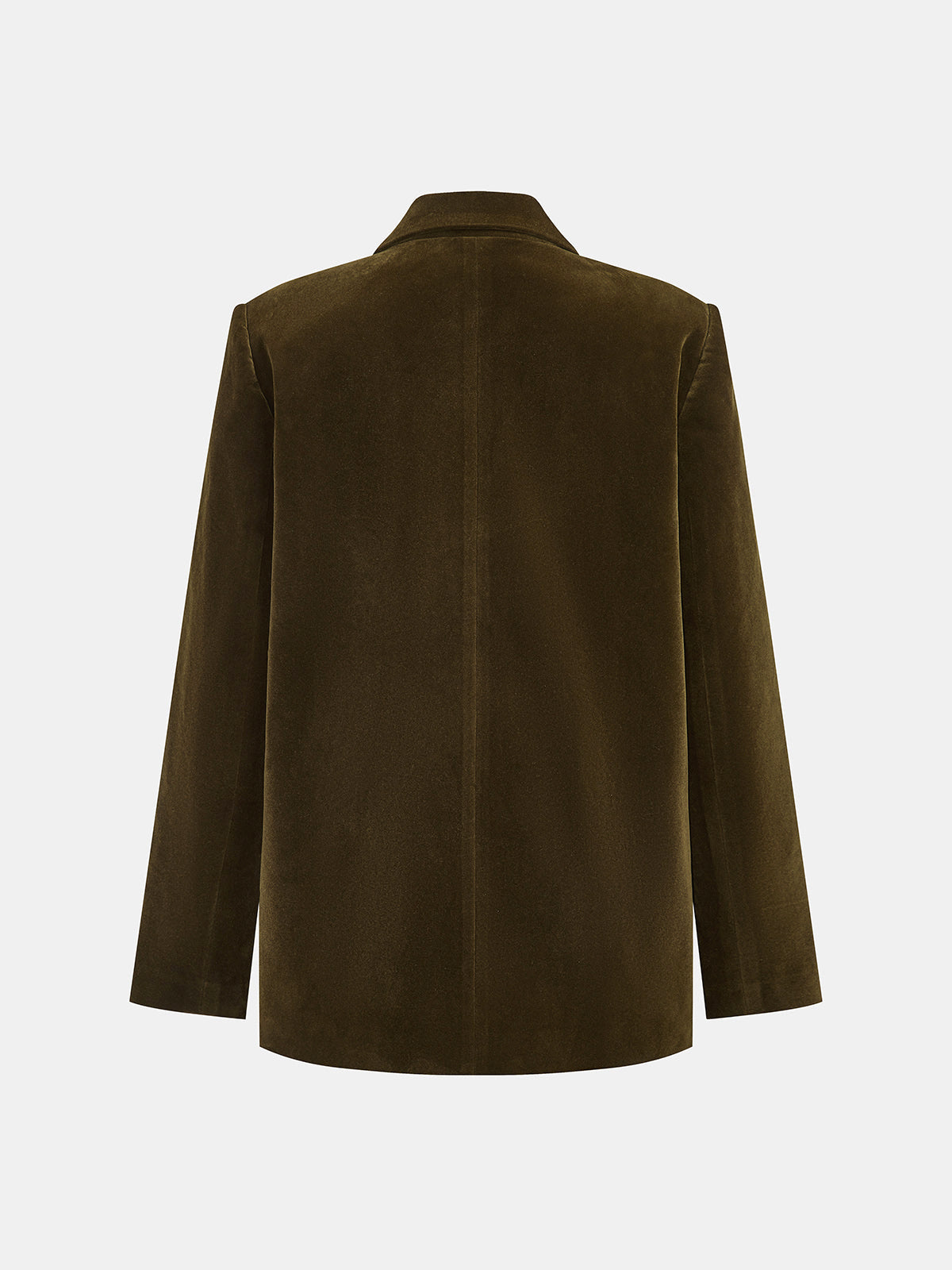 Ballanzia Bol Kesim Kruvaze Kadife Blazer