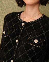 Argyle Hırka And Mini Etek Takımı