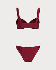 Kırmızı Bralet Bikini Takımı